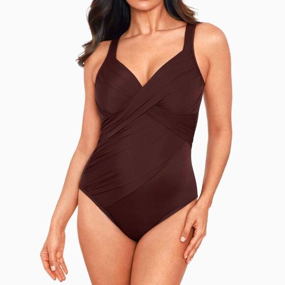 NWT Miraclesuit Rock Solid Revele One Piece Swimsuit - Picture 1 of 6